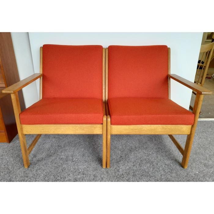 Danish oak orange wool sofa.jpg